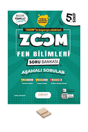 5. Sınıf Zoom Serisi Fen Bilimleri Soru Bankası + Telefon Standı