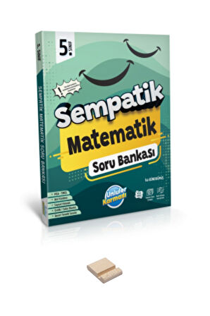 5. Sınıf Sempatik Matematik Soru Bankası ve Telefon Standı