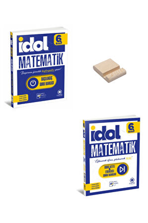 6. Sınıf Başlangıç ve Konu Özetli Etkinlikli Matematik Soru Bankası + Telefon Standı