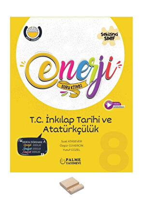 LGS 8. Sınıf Enerji İnkılap Tarihi Soru Bankası ve Telefon Standı