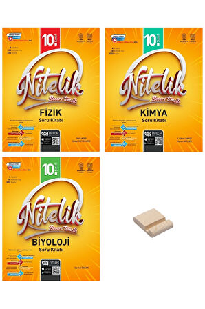 10. Sınıf Beceri Temelli Fizik Kimya ve Biyoloji Soru Bankası 3lü Set