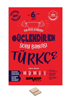 6. Sınıf Güçlendiren Türkçe Soru Bankası ve Telefon Standı