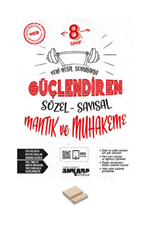LGS 8. Sınıf Sözel-Sayısal Mantık ve Muhakeme Güçlendiren Soru Bankası ve Telefon Standı