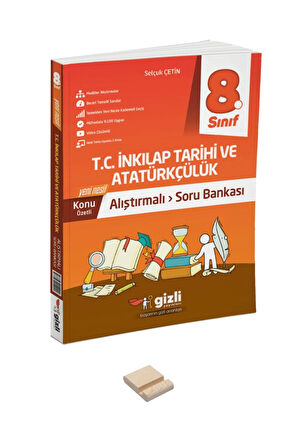 LGS 8. Sınıf Alıştırmalı İnkılap Soru Bankası ve Telefon Standı