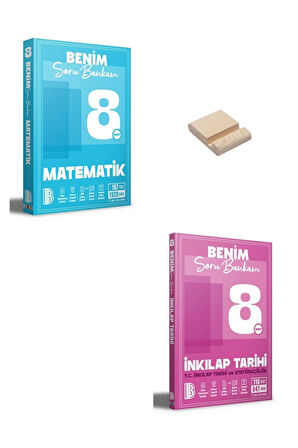 LGS 8. Sınıf Benim Hocam Matematik ve İnkılap Soru Bankam + Telefon Standı