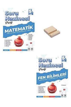 5. Sınıf Prestij Matematik ve Fen Bilimleri Soru Hazinesi + Telefon Tutucu