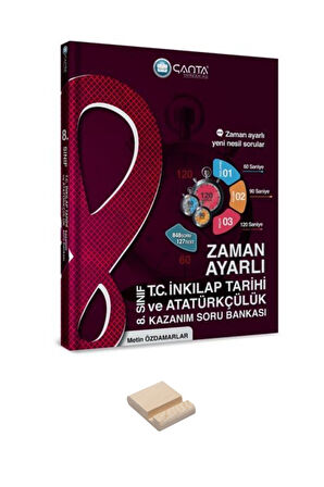 LGS 8. Sınıf İnkılap Tarihi Zaman Ayarlı Kazanım Soru Bankası ve Telefon Tutucu