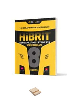 LGS 8. Sınıf Hibrit İnkılap Soru Bankası ve Telefon Standı