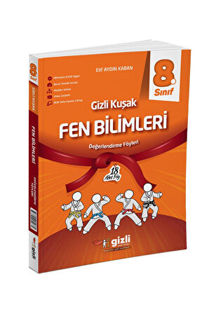 GİZLİ YAYINLARI 8. SINIF FEN BİLİMLERİ GİZLİ KUŞAK DEĞERLENDİRME FÖYLERİ 2025 YENİ ÜRÜN