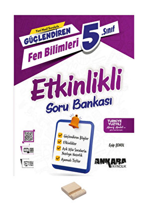 5.Sınıf Güçlendiren Fen Bilimleri Etkinlikli Soru Bankası ve Telefon Standı