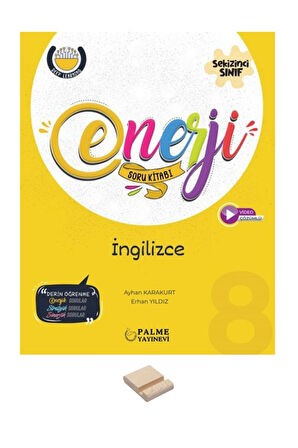 LGS 8. Sınıf Enerji İngilizce Soru Bankası ve Telefon Standı
