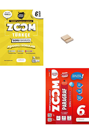 6. Sınıf Zoom Türkçe ve Paragraf Soru Bankası + Telefon Standı