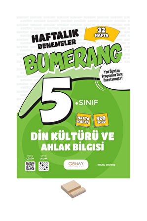 5. Sınıf Bumerang 32 Haftalık Din Denemeleri+ Telefon Standı