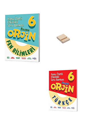 6. Sınıf Orjin Fen Bilimleri ve Türkçe Konu Özetli Soru Bankası