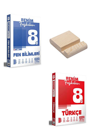 LGS 8. Sınıf Fen Bilimleri ve Türkçe Benim Fasikülüm + Telefon Standı