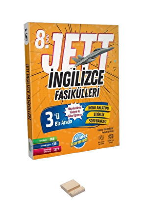 LGS 8. Sınıf Jett İngilizce Fasikülleri ve Telefon Standı