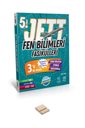 5. Sınıf Jett Fen Bilimleri Fasikülleri ve Telefon Standı