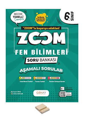 6. Sınıf Zoom Serisi Fen Soru Bankası + Telefon Standı