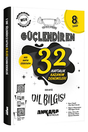 8. Sınıf Güçlendiren 32 Haftalık Dil Bilgisi Kazanım Denemeleri