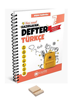 7. Sınıf Türkçe Hazırlayan Defter ve Telefon Tutucu