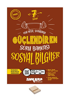 7. Sınıf Sosyal Bilgiler Güçlendiren Soru Bankası ve Telefon Standı