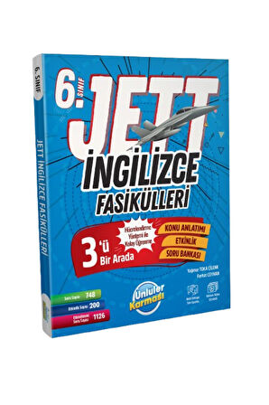 6. Sınıf JETT İngilizce Fasikülleri ve Telefon Tutucu
