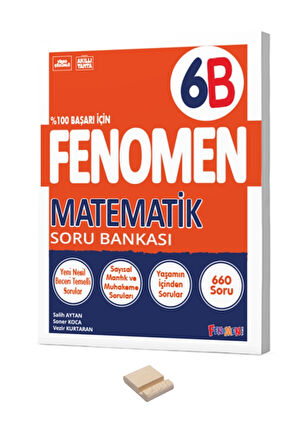 6. Sınıf Matematik (B) Soru Bankası ve Telefon Standı