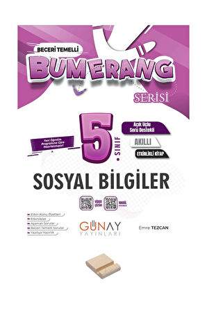 5. Sınıf Bumerang Etkinlikli Sosyal Bilgiler + Telefon Standı