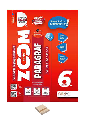 6. Sınıf Zoom Paragraf Soru Bankası + Telefon Standı