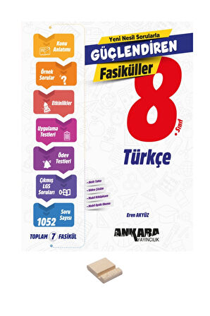 LGS 8. Sınıf Güçlendiren Türkçe Fasiküller ve Telefon Tutucu