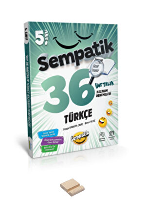 5. Sınıf Türkçe Sempatik 36 Haftalık Kazanım Denemeleri ve Telefon Standı