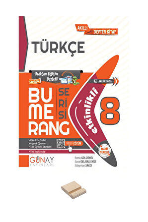 LGS 8.Sınıf Bumerang Türkçe Konu Anlatımlı Soru Bankası ve Telefon Standı