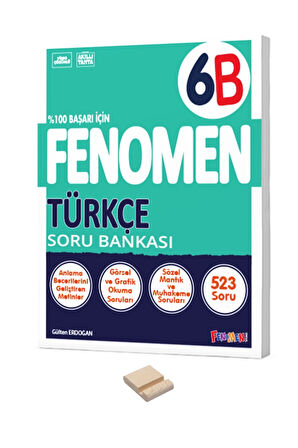 6. Sınıf B Serisi Türkçe Soru Bankası ve Telefon Tutucu