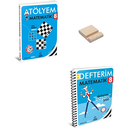 Lgs 8. Sınıf Matematik Atölyem ve Defterim + Telefon Standı