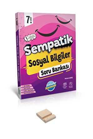 7. Sınıf Sempatik Sosyal Bilgiler Soru Bankası ve Telefon Tutucu