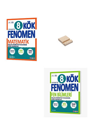 LGS 8. Sınıf KÖK Matematik ve Fen Bilimleri Soru Bankası + Telefon Standı