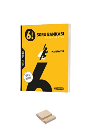 6. Sınıf Matematik Soru Bankası ve Telefon Tutucu