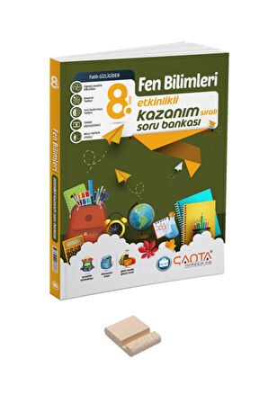 LGS 8. Sınıf Etkinlikli Kazanım Fen Bilimleri Soru Bankası ve Telefon Tutucu