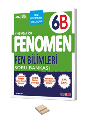 6. Sınıf B Serisi Fen Bilimleri Soru Bankası ve Telefon Tutucu