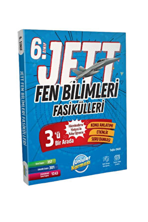 6. Sınıf JETT Fen Bilimleri Fasikülleri ve Telefon Tutucu
