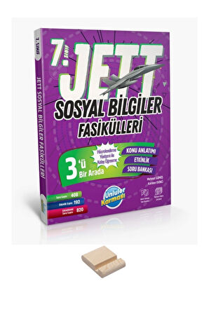 7. Sınıf JETT Sosyal Bilgiler Fasikülleri ve Telefon Tutucu