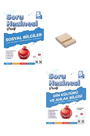 5. Sınıf Prestij Sosyal Bilgiler ve Din Soru Hazinesi + Telefon Tutucu