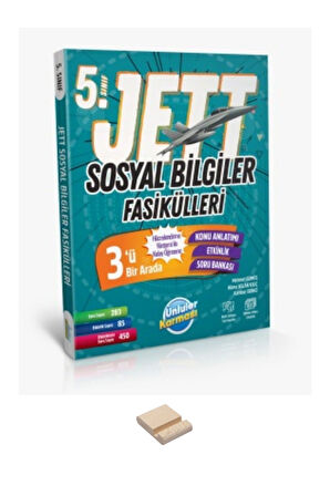 5. Sınıf Jett Sosyal Bilgiler Fasikülleri ve Telefon Standı