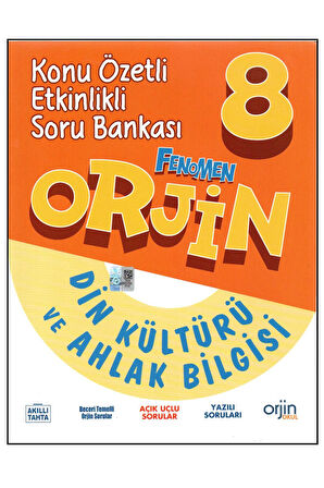 ORJİN 8. SINIF DİN KÜLTÜRÜ KONU ÖZETLİ ETKİNLİKLİ SORU BANKASI