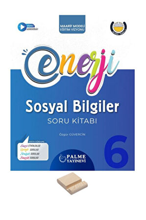6. Sınıf Sosyal Bilgiler Soru Kitabı ve Telefon Tutucu