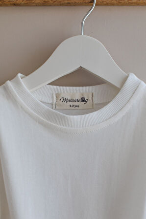 Organik Pamuk Basic Bebek Çocuk Tshirt