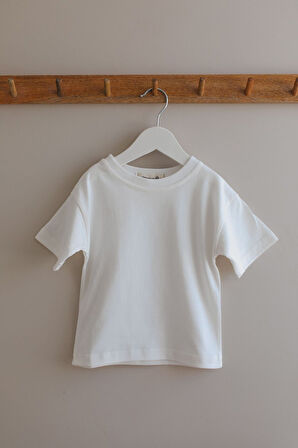 Organik Pamuk Basic Bebek Çocuk Tshirt