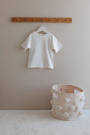 Organik Pamuk Basic Bebek Çocuk Tshirt