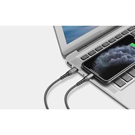 Riversong Cable Alpha L2 CL88N Siyah Şarj Kablosu