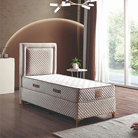 Dream Herkül Yaylı Ortopedik Tek Kişilik 24 Cm Yükseklikte Yatak